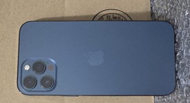 Good
													Apple iPhone 12 Pro Max - Unlocked, Pacific Blue, 128 GB, A2342, photo 3 of 12