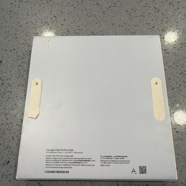 Google Pixel 10 Pro Fold - Verizon, 256 GB, Moonstone, GU0NP