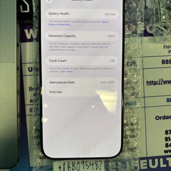 Apple iPhone 16 Pro Max - Unlocked, 256 GB, Black, A3084