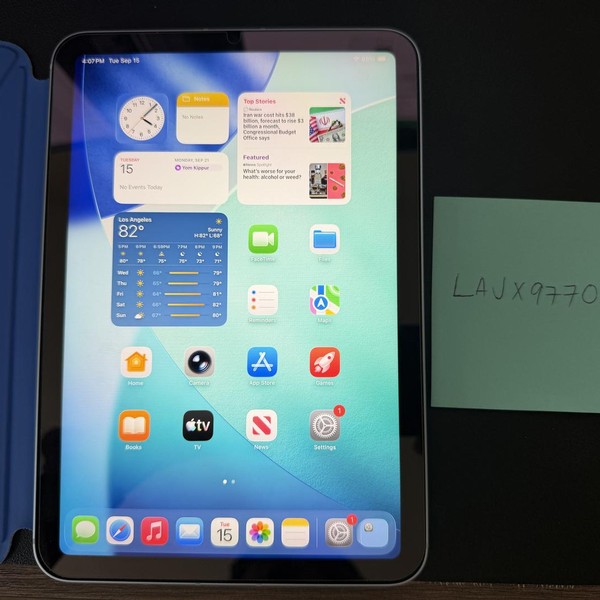 Apple iPad Mini (7th Gen) - Unlocked, 128 GB, Blue, A2995