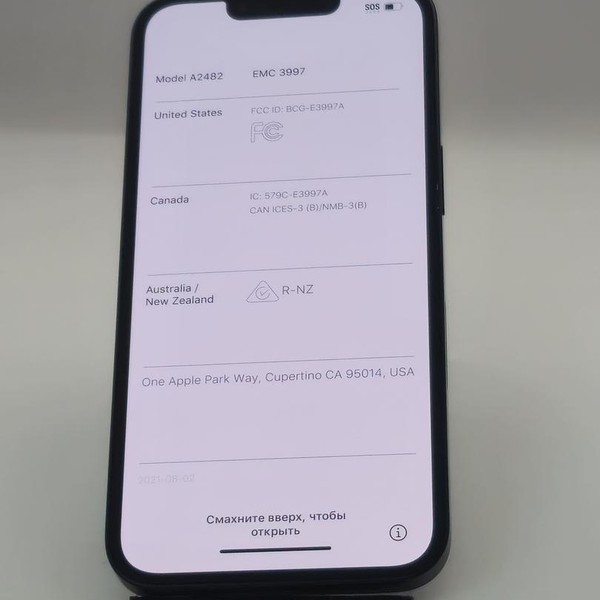 Apple iPhone 13 - Unlocked, 128 GB, Midnight, A2482