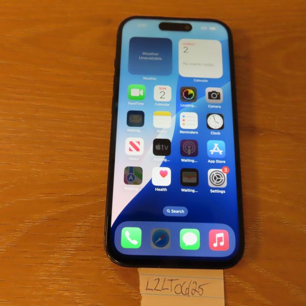 Apple iPhone 15 - Unlocked, 128 GB, Black, A2846