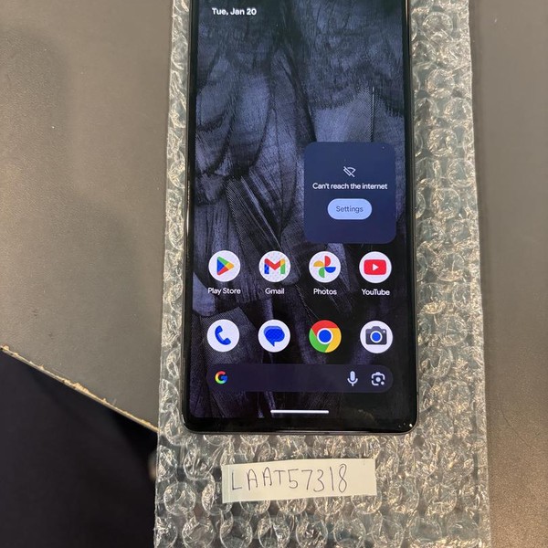 Google Pixel 7 - Verizon, Obsidian, 256 GB, 8 GB, GQML3, mmWave 5G