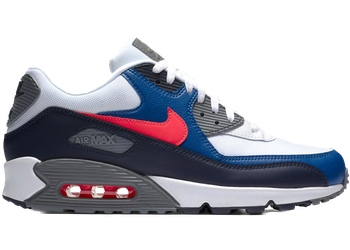 Nike Air Max 90 White Solar Red Obsidian for sale