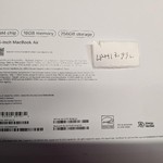 Mint MacBook Air 2025 (M4) - 15 inch - 256 GB, Midnight, 16 GB, Apple M4