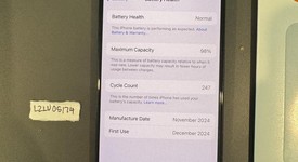 Good
													Apple iPhone 16 Pro - Unlocked, Black, 256 GB, A3083, photo 1 of 6