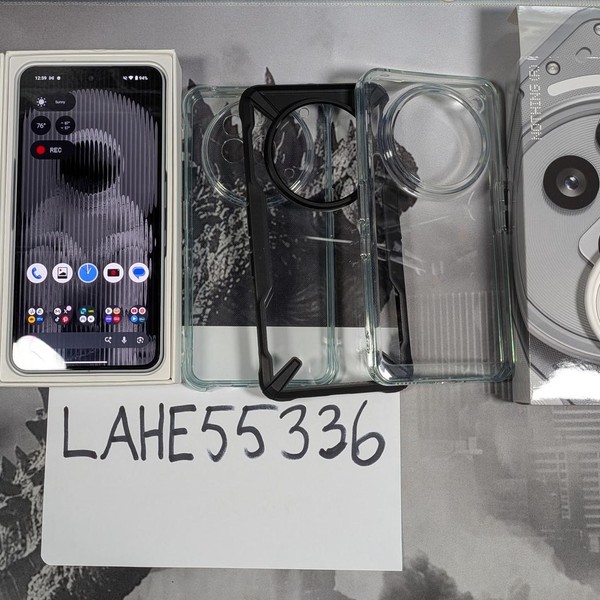 Nothing Phone (3a) Pro - Unlocked, 256 GB, Gray, 12 GB