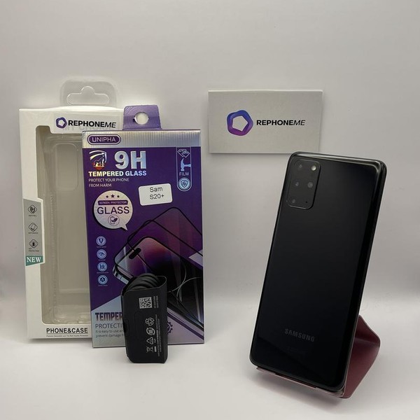 Samsung Galaxy S20 Plus 5G - Unlocked, 128 GB, Black, 12 GB, SM-G986U1