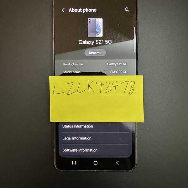 Samsung Galaxy S21 5G - AT&T, 128 GB, Gray, 8 GB, SM-G991U