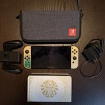 Mint Nintendo Switch - OLED - 64 GB, White, The Legend of Zelda: Tears of the Kingdom Edition