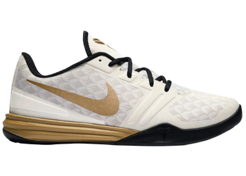 Nike KB Mentality White Metallic Gold Black for sale