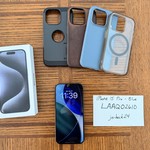 Good Apple iPhone 15 Pro - Unlocked, Blue, 128 GB, A2848