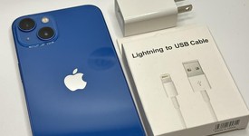 Good
													Apple iPhone 13 - Unlocked, Blue, 256 GB, A2482, photo 2 of 4