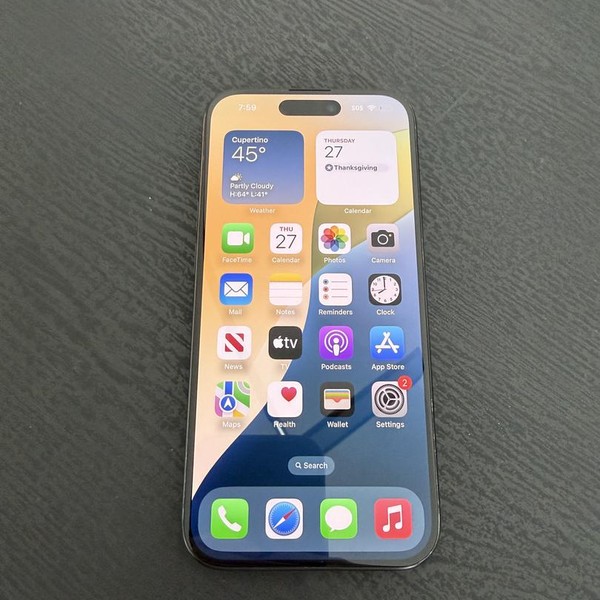 Apple iPhone 15 Pro - AT&T, 128 GB, Blue, A2848