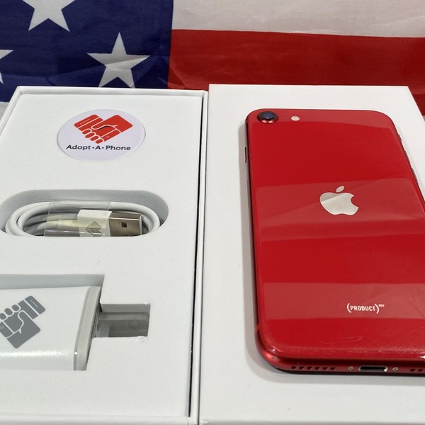 Apple iPhone SE 3rd Gen 2022 - Unlocked, 64 GB, Red, A2595