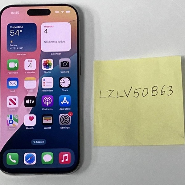 Apple iPhone 16 Pro - Verizon, 256 GB, Natural, A3083