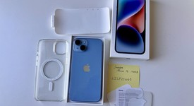 Mint
													Apple iPhone 14 - Unlocked, Blue, 128 GB, A2649, photo 1 of 16