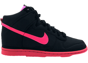 Nike Dunk High Nylon Premium Black Vivid Pink for sale