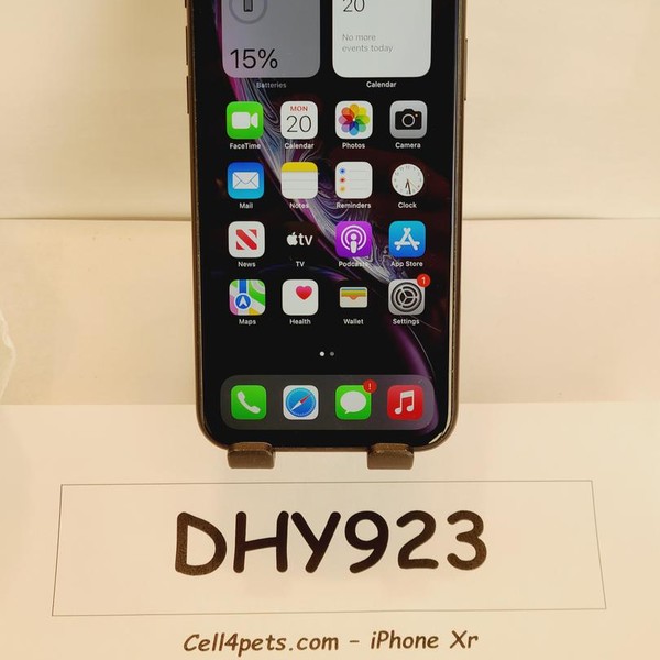 Apple iPhone Xr - Unlocked, 64 GB, Black, A1984