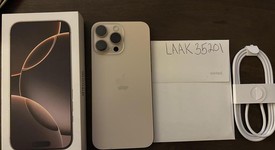 Mint
													Apple iPhone 16 Pro Max - Unlocked, Desert, 256 GB, A3084, photo 1 of 9