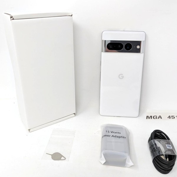 Google Pixel 7 Pro - Unlocked, 128 GB, Snow, 12 GB, GE2AE