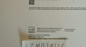 New
													Apple iPad 11th Gen - Wi-Fi, Blue, 128 GB, A3354, photo 4 of 4