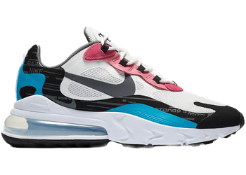 Nike Air Max 270 React Summit White Black Laser Blue for sale