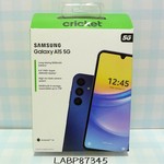 New Samsung Galaxy A15 5G - Cricket, 64 GB, Black & Blue, 4 GB