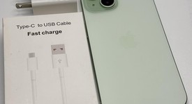 Mint
													Apple iPhone 15 - Unlocked, Green, 128 GB, A2846, photo 2 of 5