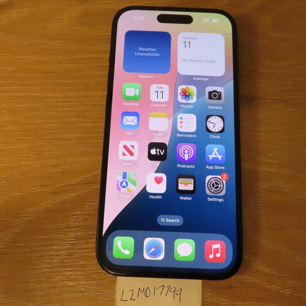 Apple iPhone 15 - T-Mobile, 128 GB, Black, A2846