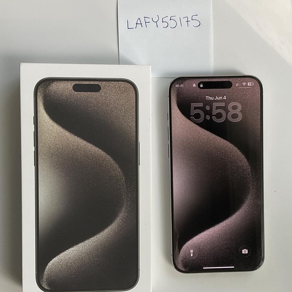 Apple iPhone 15 Pro Max - Unlocked, 256 GB, Natural, A2849