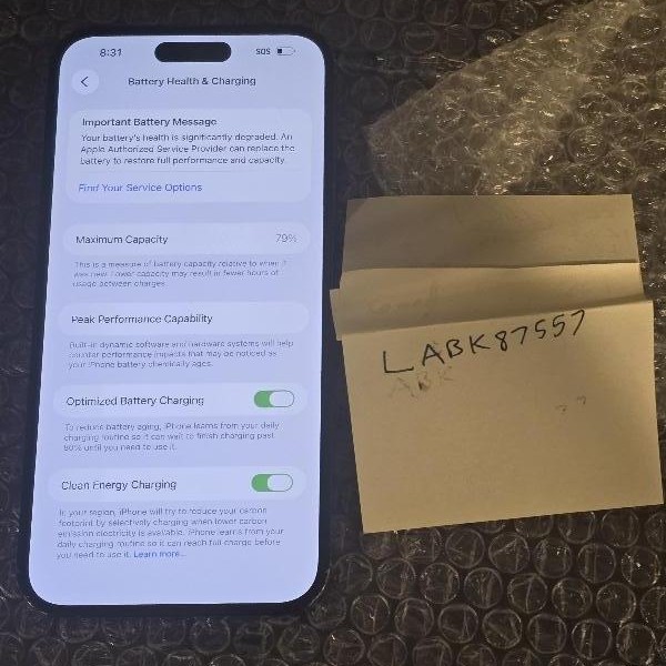 Apple iPhone 14 Pro Max - Unlocked, 256 GB, Black, A2651