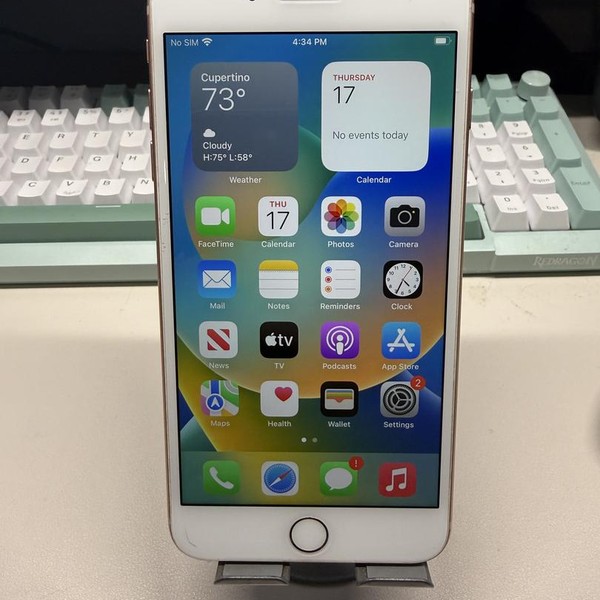 Apple iPhone 8 Plus - Unlocked, 64 GB, Gold, A1897, GSM