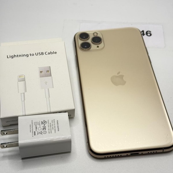 Apple iPhone 11 Pro Max - Unlocked, 256 GB, Gold, A2161