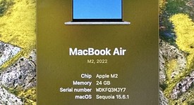 Mint
													MacBook Air 2022 - 13" - Apple M2, Silver, 256 GB, 24 GB, photo 5 of 13