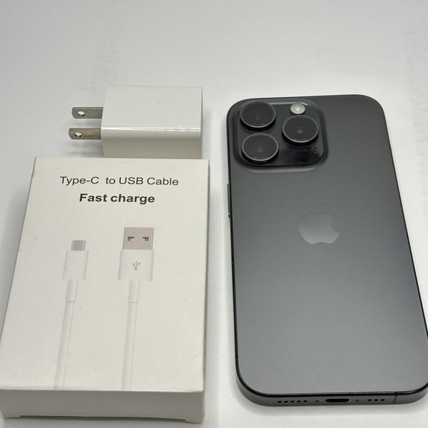 Apple iPhone 15 Pro - AT&T, 256 GB, Black, A2848