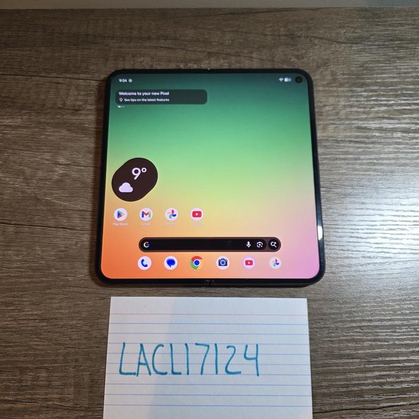 Google Pixel 9 Pro Fold - Verizon, 256 GB, Obsidian, GGH2X