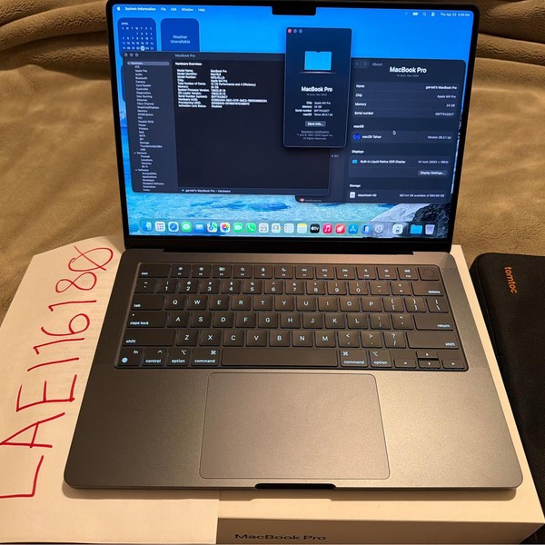 MacBook Pro 2024 - 14 inch - 1 TB, Space Black, 24 GB, Apple M4 Pro 14-core