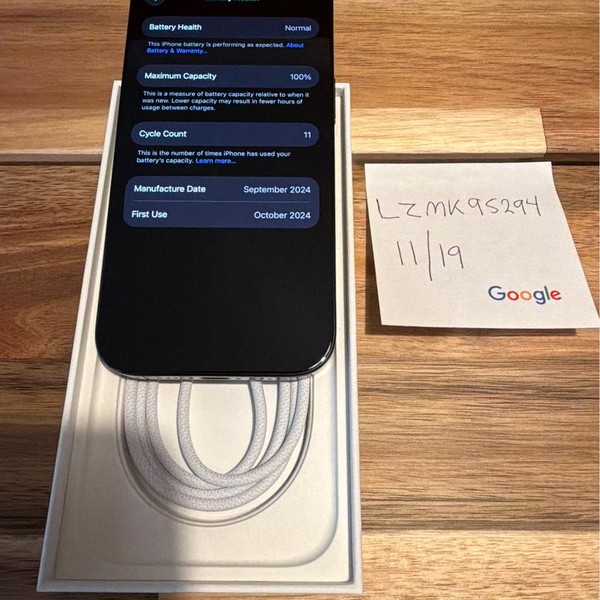 Apple iPhone 16 Pro - Unlocked, 128 GB, Black, A3083