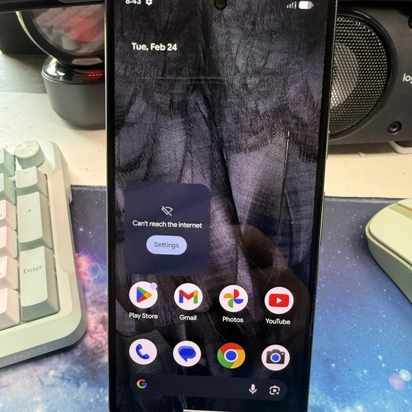 Google Pixel 7 - T-Mobile, 128 GB, Obsidian, 8 GB, GVU6C, Sub-6 5G