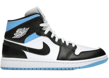 Jordan 1 Mid University Black White (Women's) for sale