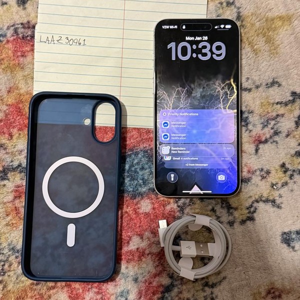 Apple iPhone 16 Plus - Verizon, 256 GB, White, A3082