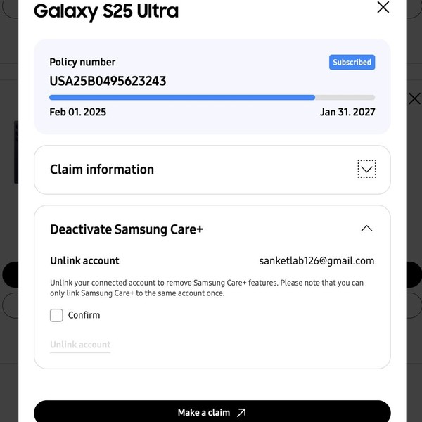 Samsung Galaxy S25 Ultra - Unlocked, 512 GB, Black, 12 GB, SM-S938U1