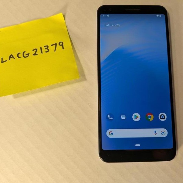 Google Pixel 3a XL - Unlocked, 64 GB, Purple, 4 GB, G020C