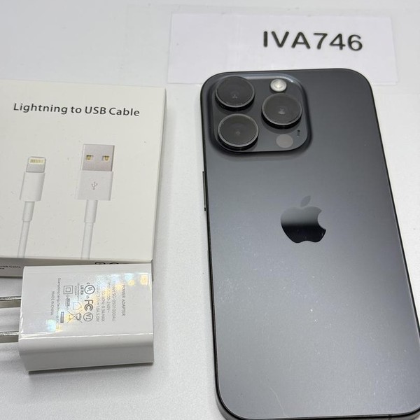 Apple iPhone 15 Pro - Unlocked, 128 GB, Black, A2848