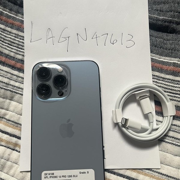 Apple iPhone 13 Pro - T-Mobile, 128 GB, Sierra Blue, A2483