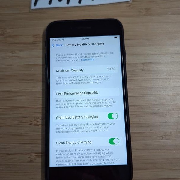 Apple iPhone SE 3rd Gen 2022 - Unlocked, 64 GB, Midnight, A2595
