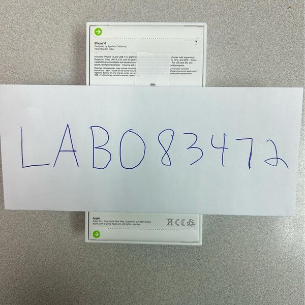 Apple iPhone 14 - Unlocked, 128 GB, Midnight, A2649