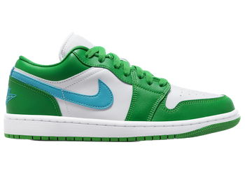 Jordan 1 Low Lucky Green Aquatone (Women's) for sale