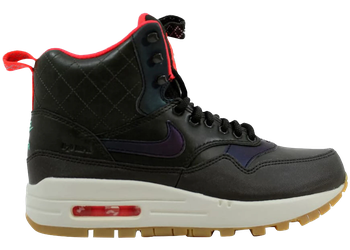 Nike Air Max 1 Mid Sneakerboot Reflect Sequoia/Black-Bright Crimson-Mint (Women's) for sale